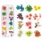 TEOYALL 24 Colors Dried Flowers for Nail Art, 2 Boxes 3D Dry Flowers Nail Stickers Colorful Natural Real Flower Nail Decals