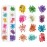 TEOYALL 24 Colors Dried Flowers for Nail Art, 2 Boxes 3D Dry Flowers Nail Stickers Colorful Natural Real Flower Nail Decals