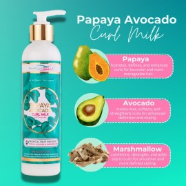 Kurlee Belle Papaya Avocado Curl Milk