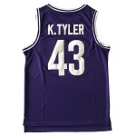 Kenny Tyler Shirts 43 K.Tyler Basketball Jersey (Purple, Large)