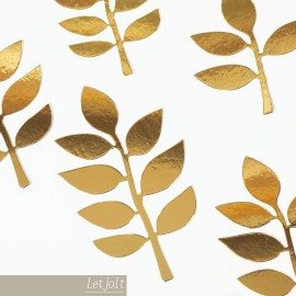Paper Leaves Set Decor Flower Golden Decorations for Decals Family Tree Photo Wall Crafts Leaf Glitter Butterfly Baby Shower Backdrop Nursery 16pcs