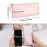 SumDirect PU Leather Cosmetic Pencil Bags - Small Soft Makeup Pouch with Zipper, Pencil Pouch Case Simple Comestic Organizer