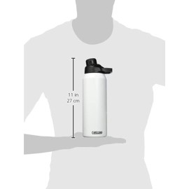 CamelBak Chute Mag 20oz Vacuum Insulated Stainless Steel Water Bottle, White CamelBak Chute Mag 20oz Vacuum Insulated Stainless Steel Water Bottle, White