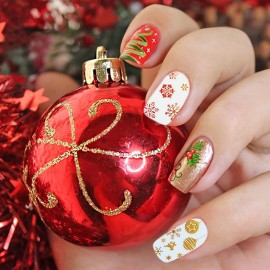 1500+ Patterns Christmas Nail Art Stickers Decals, Kalolary Self-adhesive Nail Stickers Santa Claus Snowflake Snowman Christmas Bell Tree Stick Elk for Christams Nail Decorations (12 Sheet Large Size) 1500+ Patterns Christmas Nail Art Stickers Decals, Kalolary Self-adhesive Nail Stickers Santa Claus Snowflake Snowman Christmas Bell Tree Stick Elk for Christams Nail Decorations (12 Sheet Large Size)