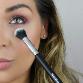 Powder Makeup Brushes Set - Beauty Junkees 3pc Face Body Make Up Brush, Large Fluffy Finishing, Blush Bronzer Multitasker, Setting; Loose, Pressed, Minerals; Synthetic, Vegan Cruelty Free