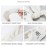 Linsiter Headband Wire Rabbit Ear Facial Washing, Coral Fleece Bathroom Headband Soft Spa Hairband for Washing Face, White