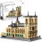 Apostrophe Games Notre-Dame Cathedral Building Block Set (1378 Pieces) Paris\'s Notre Dame Cathedral Famous Landmark Series - Architecture Model for Kids and Adults