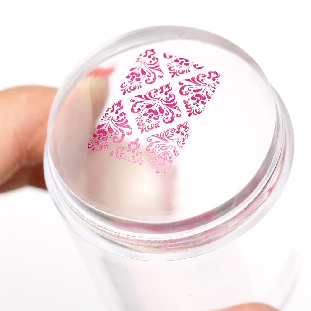 Whats Up Nails - Jumbo Clear Stamper & Scraper for Stamped Nail Art Design