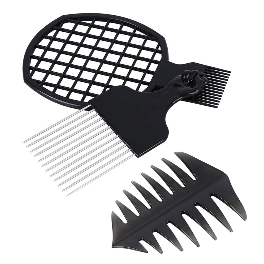 Comb Afro Hair Comb Set Include Afro Hair Pick & DIY & Wide Tooth Comb for Hair & Dreads, Hair, Weave Dreadlocks for Set for Home Salon Hair