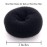Beaute Galleria Hair Donut Bun Maker Ring Style Mesh Chignon Ballet Sock Bun (Mini, Black)