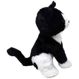 Shelter Pets: Peppa The Tuxedo Cat - 10 Black and White Plush Toy Stuffed Animals - Based on Real-Life Adopted Pets - Benefiting The Kitten and Cats Animal Shelters They were Adopted from
