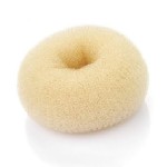 Beaute Galleria Hair Donut Bun Maker Ring Style Mesh Chignon Ballet Sock Bun (X-Large, Beige/Blonde)