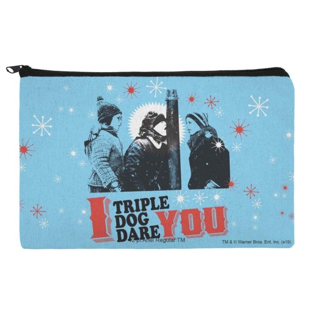 A Christmas Story I Triple Dog Dare You Makeup Cosmetic Bag Organizer Pouch A Christmas Story I Triple Dog Dare You Makeup Cosmetic Bag Organizer Pouch