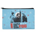 A Christmas Story I Triple Dog Dare You Makeup Cosmetic Bag Organizer Pouch