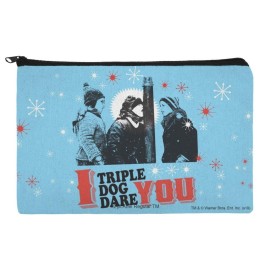 A Christmas Story I Triple Dog Dare You Makeup Cosmetic Bag Organizer Pouch