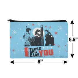 A Christmas Story I Triple Dog Dare You Makeup Cosmetic Bag Organizer Pouch A Christmas Story I Triple Dog Dare You Makeup Cosmetic Bag Organizer Pouch