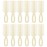 Comfort Axis Double-sided Fine Tooth Baby Comb, 12 Pack