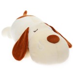 ERDAO Dog Plush Pillow, Soft Stuffed Animals Toy Dog Plushie Body Pillow Gifts for Kids Girls Boys (Brown, 17.7 inch)