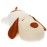 ERDAO Dog Plush Pillow, Soft Stuffed Animals Toy Dog Plushie Body Pillow Gifts for Kids Girls Boys (Brown, 17.7 inch)