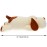 ERDAO Dog Plush Pillow, Soft Stuffed Animals Toy Dog Plushie Body Pillow Gifts for Kids Girls Boys (Brown, 17.7 inch)