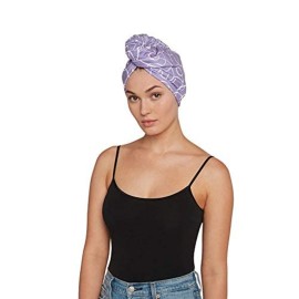 Turbie Twist Microfiber Hair Towel Wrap for Women and Men | 2 Pack | Bathroom Essential Accessories | Quick Dry Hair Turban for Drying Curly, Long & Thick Hair (Purple Signature) Turbie Twist Microfiber Hair Towel Wrap for Women and Men | 2 Pack | Bathroom Essential Accessories | Quick Dry Hair Turban for Drying Curly, Long & Thick Hair (Purple Signature)