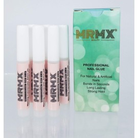 MRMX Professional Nail Glue, for Natural & Artificial Nails, Bonds in Seconds, Long Lasting, Strong Hold, 6 Tubes of 2g/0.07oz Made in U.S. MRMX Professional Nail Glue, for Natural & Artificial Nails, Bonds in Seconds, Long Lasting, Strong Hold, 6 Tubes of 2g/0.07oz Made in U.S.