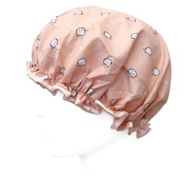 allydrew Reusable Women\'s Waterproof Shower Caps for Long Hair, Kitties