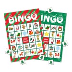 Omgouue Christmas Bingo Game Party Supplies - Xmas Gifts for Kids 24 Players