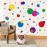 PARLAIM Wall Stickers for Bedroom Living Room, Polka Dot Wall Decals for Kids Boys and Girls (160 Circles)