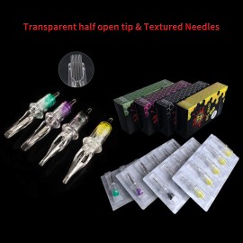 BIGWASP 4th Generation Premium 1203RS Tattoo Needle Cartridges 12 Standard 3 Round Shader (3RS) 20Pcs