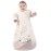 OuYun Baby Organic Sleeping Bag Autumn Detachable Sleeve Wearable Blanket,Medium,3.5 Tog