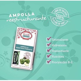 HAIR PLUS AMPOLLA REESTRUCTURANTE (.67 OZ c/u - 3 unds)