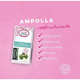 HAIR PLUS AMPOLLA REESTRUCTURANTE (.67 OZ c/u - 3 unds)