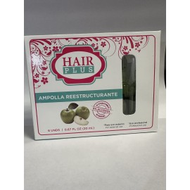 HAIR PLUS AMPOLLA REESTRUCTURANTE (.67 OZ c/u - 3 unds)