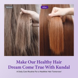 KUNDAL Honey & Macadamia Natural Conditioner, Korean Hair Care Damage Repair, Deep Hydration, Long Lasting Fragrance, with Honey, Argan Oil, Macadamia Oil 16.9fl oz (Baby Powder)
