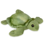 Bearington Collection Lil\' Shelton Plush Sea Turtle Stuffed Animal, 7 Inches - Turtle Plush