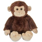 Bearington Collection Monkey Stuffed Animal Plush Toy - 15-Inch Swings Monkey - Soft & Washable - Lightweight & Portable for Babies & Toddlers Ages 1-3