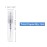 Thyores 50pcs mini perfume atomizer, clear plastic spray bottle portable fragrance spray bottle - 3ml
