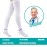 T.E.D. Anti Embolism Stockings Thigh High Knee High for Women Men, 15-20 mmHg Compression TED Hose with Inspect Toe Hole