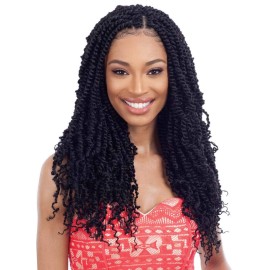 MULTI PACK DEALS! FreeTress Crochet Braids Spring Twist 18 (3-PACK, 1B)