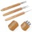 5 Pcs Dreadlocks Tool Set Includes 3 Pcs Dreadlocks Crochet 1 Hook 2 Hooks 3 Hooks Hair Weaving Needle Crochet, 2 Pcs Crochet Hair Tools Interlocking Dreadlock Needle Accessories for Braid Craft
