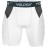 Youper Adult Elite Compression Padded Sliding Shorts w/Cup Pocket for Baseball, Football (White, Small)