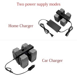 Hanatora Mavic 2 Zoom/Pro Battery Wall & Car Charger for DJI Mavic 2 Zoom/Pro Drone,5 in 1 Charging Hub with Charging,Discharging,Storage Charging
