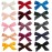 inSowni 15 Pack Velvet Bow Alligator Hair Clips Barrettes Accessories for Baby Girls Toddlers Teens Kids One Size