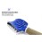 Zabolight Premium Vent Boar Bristle Hair Brush Vented Detangling Oversize Hair Brush for Thick Long Curly Hair, Curved Fast Blow Drying Brush for Women & Men (Blue)