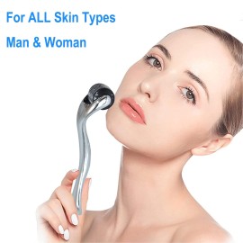 Diougens Lee Derma Roller Microneedling Roller for Face Body - 540 Titanium Microneedle Roller w/Storage Case