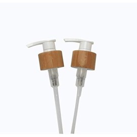 1 PC 150ml/5oz Glass Lotion Bottles with Bamboo Pump Dispenser Refillable Pump Bottle Dispenser Soap Dispenser Jar Cosmetic Container Toiletries Bottle for Moisturizer Cream Liquids Essential Oil