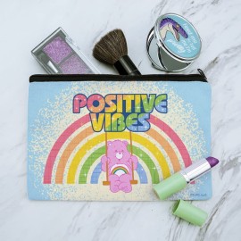 Care Bears Cheer Bear Positive Vibes Makeup Cosmetic Bag Organizer Pouch