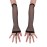 Kids Long Fishnet Gloves Girls Lace Fingerless Mesh Gloves Dance Performance Party Costume Accessory Black