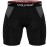 Youper Adult Elite Compression Padded Sliding Shorts w/Cup Pocket for Baseball, Football (Black Black, Large)